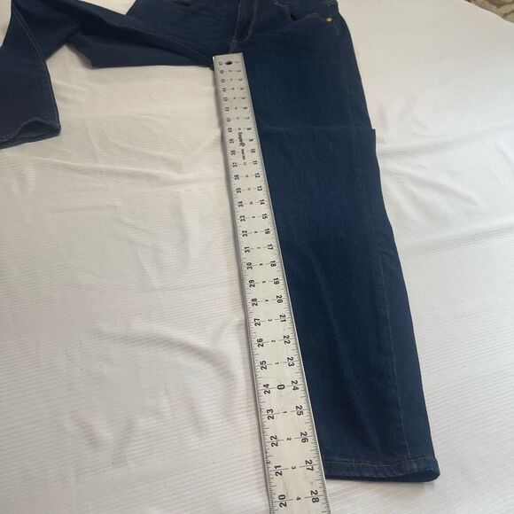 7 For All Mankind The High Waist Ankle Skinny Denim Jeans Size 30 - Picture 4 of 10